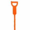 Orange Plastic Drain Clog Remover Hook U-Shape Pipe Cleaning Tool for Kitchen Sink - U-Shaped / Orange