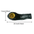 Arabic calligraphy resin flat boat incense burner desktop decoration craft with golden bowl - Silver Letter Incense Burner / Size L / Green