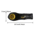 Resin Arabic calligraphy flat boat incense burner, black and white speckled desktop decor. - Gold Letter Incense Burner / Size O / Black