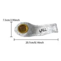 Arabic calligraphy resin boat incense burner with gold insert, modern home decor aroma tray. - Black Letter Incense Burner / Size S / White