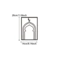 Arabic iron art wall decor metal hanging Middle East creative wall art pendant home decoration. - Triple Door / S