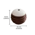 Modern creative honeycomb spherical incense burner for home living room desktop decor. - Honeycomb Ball / Coffee