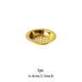 Gold incense burner mesh strainer filter accessory 6.4cm 2.5inch 1pc replacement part - Gold Plated 6.4cm - 1pc