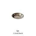 Silver metal incense burner mesh filter close up detail view of 5.2cm 1pc replacement part - Silver-Plated 5.2cm - 1 Pc