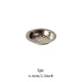 Stainless steel incense burner mesh strainer 6.4cm metal filter accessory 1pc new - Silver-Plated 6.4cm - 1 Pc