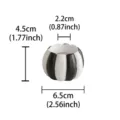 Halloween resin pumpkin candle holder black and white striped table decor item piece - Black and White