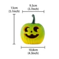 Halloween resin pumpkin decoration desktop ornament holiday party home decor props 13cm - Four-Color Resin Pumpkin - Green