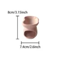 Portacandele a cuore in ceramica rosa arredamento casa moderno romantico tazza aromaterapia - Bruciatore per Aromaterapia Mela / Rosa