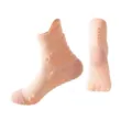Unisex mid-tube massage sports socks, perfect for running, marathon and fitness training. - Female Style / Light Pink