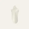 Solid color short socks for women, breathable thin invisible boat socks, comfortable everyday wear. - One Size / Off White