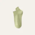 Light green women short socks summer thin solid color boat socks breathable casual style - One Size / Sprout Green