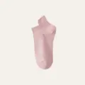 Women's pink ankle socks, summer thin solid color low cut invisible casual socks for daily wear. - One Size / Taro Purple