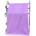Serviette de bain en polaire corail violette douce pour usage quotidien, épaisse et absorbante. - 70*140cm / Violet