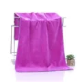 High quality purple thick soft absorbent bath towel for salon and daily home use. - Medium Thick (35x75cm) / Medium Purple