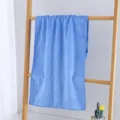Blaues Mikrofaser Handtuch Variante, weiches saugstarkes Tuch fur Bad, Auto und Salon. - Blau
