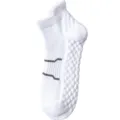 Herren Sportsocken mit Frotteebohle und atmungsaktivem Mesh für Laufen Fitness und Training. - Einheitsgröße / Weiß Kurz