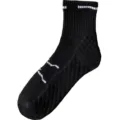 Herren sportliche Socken mittellang Frotteesohle Laufen Basketball atmungsaktiv schwarz. - Einheitsgröße / Schwarz Mittelhoch