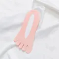 Women summer thin five toe half socks anti-slip breathable pink forefoot pad short socks - One Size / Pink