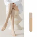 Summer over the knee compression stockings for women, breathable anti snag thigh highs. - One Size / Nude (Regular Style)