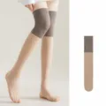 Summer thin over-the-knee thermal socks for air-conditioned rooms, breathable brown leg warmers. - One Size / Coffee (Regular Style)