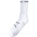 Herren Sport Socken mit Frotteesohle, atmungsaktive Lauf- und Basketballsocken weiss - Einheitsgröße / Weiß Crew
