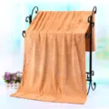 Microfiber badhanddoek zacht sneldrogend hotel massage bedlaken handdoek oranje variant - 140*70cm / Champagnegoud (gemiddelde dikte)