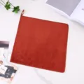 Reddish-brown thickened microfiber cleaning cloth for kitchen and glass, super absorbent. - Burgundy
