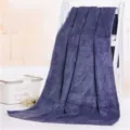 Microfiber bath towel quick drying salon spa bed sheet dark blue soft comfortable absorbent - 140*70cm / Gray (Medium Thickness)