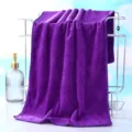 High quality purple microfiber towel for beauty salon, hair styling, car cleaning and daily use. - Deep purple