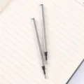 Ανταλλακτικά μεταλλικού στυλό gel 0.5mm, ομαλά ανταλλακτικά rollerball για καθημερινή γραφή. - Μαύρο