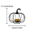 Metal pumpkin candle holder black wire censer aromatherapy furnace home decor desktop ornament - Iron Wire Pumpkin Incense Burner / Black