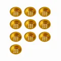 Gold censer mesh screen 10pcs 4.7cm metal burner incense holder replacement parts tool - Candle Cups 4.7cm * 10