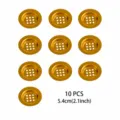 Gold metal censer tray 5.4cm hollow burner gasket 10pcs set aroma hardware accessory - Candle Cups 5.4cm * 10