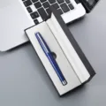 Business metal signature pen in luxury black gift box packaging for corporate office presents. - 042 Gift Box / Gray