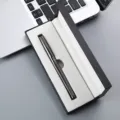 Metal ballpoint pen gift set for business corporate office use with elegant design. - 042# Box / Gray