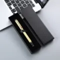Luxury Chinese dragon signature pen in gift box, premium business gift and office supply. - Lid Box / Metallic Gold