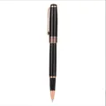 Professional black and rose gold metal ballpoint pen, elegant business gift signature pen. - Black and Rose Gold Pen