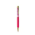 Schwebende Glitzer Kugelschreiber mit Goldrand, rosa Gehäuse für Büro Geschenk Schreibwaren. - Magenta
