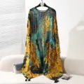 Vrouwen imitatie zijde zonbescherming cape sjaal losse zomer cardigan strandkleding top. - 4