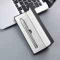 Metal signature pen gift box set business rollerball pen stationery office supplies - Silver Pen With Silver Clip / 042 Gift Box