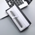 Luxury metal signature pen in a black gift box business office supply premium gift set - 041# Box / Gray