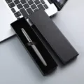 High-end metal signature pen gift box set for business meetings and corporate gifting. - Lid and Base Paper Box / Gray