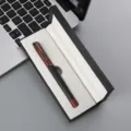 Pluma estilográfica de regalo de negocios Morandi con caja elegante, artículo de escritura. - Paquete de Caja de Bolígrafos 042 / Naranja Morandi