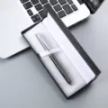 Metal signature pen gift box set business rollerball pen office stationery item - 041# Box / Silver and Gunmetal