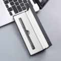 Magnifique coffret cadeau contenant un stylo à bille en métal à carreaux élégant. - 042# Boîte / Damier