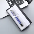Stylo roller dragon style chinois coffret cadeau stylo à bille en métal pour bureau - 041# Boîte / Bleu