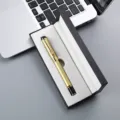 Stylo roller dragon style chinois de luxe en coffret, elegant cadeau d'affaires. - 042# Boîte / Or Métallique