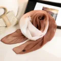 Écharpe plissée dégradé femme été mode léger polyvalent élégant foulard doux - Style 7