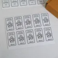Minimalist thank you flower stickers set for gift packaging, sealing labels, and craft decoration. - Style D / 3x5.5cm