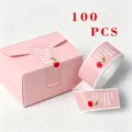 Rotolo adesivo di chiusura per imballaggio rosa 100pz nastro carino per decorazione regalo - 100 Adesivi/Rotolo / CX-69B